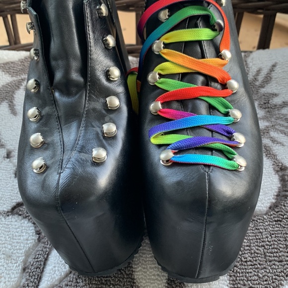 UNIF Platform Boots 100% Leather - Picture 9 of 16